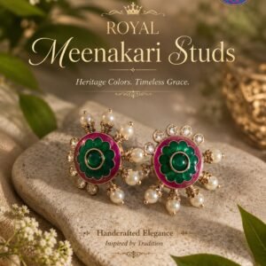 Store Royal Meenakari Studs