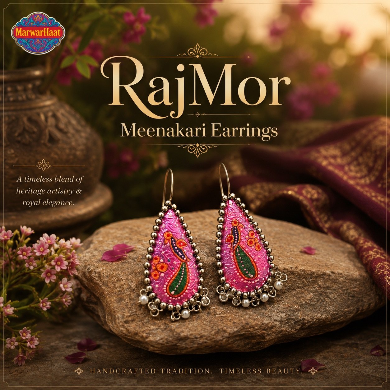 Store RajMor Meenakari Earrings